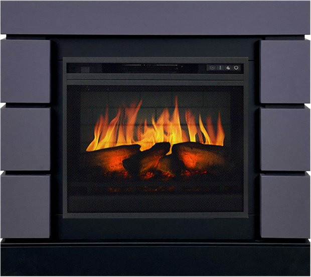 Каминокомплект Modern SFT (Разборный) - Серый графит с очагом Vision 23 EF LED 3D FX в Нижнем Новгороде