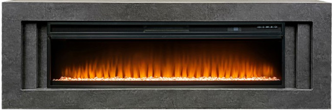 Каминокомплект Line 60 Dark Grey (Разборный) - Темный серый с очагом Vision 60 LED в Нижнем Новгороде