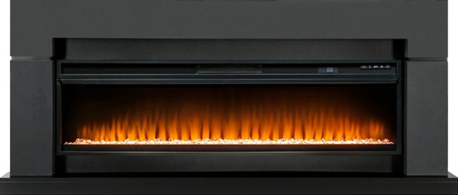 Каминокомплект Lindos Graphite Grey (линейный) с очагом Vision 60 LED в Нижнем Новгороде
