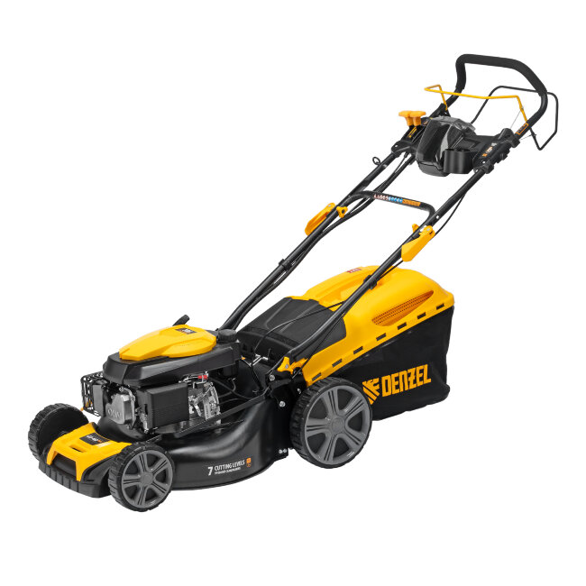 Газонокосилка бензиновая GLD-460SP-VE, 146 см3, шир. 46см, привод, вариатор, эл.старт, 60 л Denzel в Нижнем Новгороде