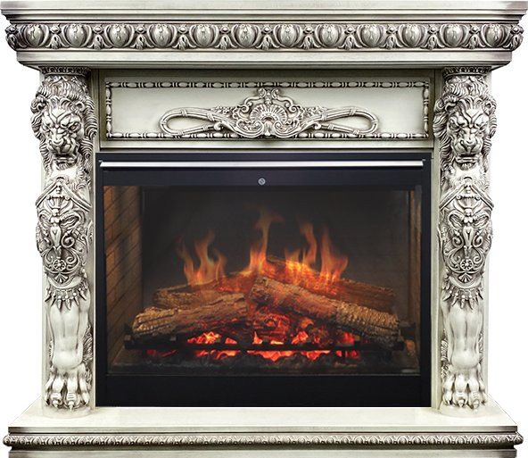 Каминокомплект Windsor - Слоновая кость с патиной с очагом Symphony 30'' DF3020-INT в Нижнем Новгороде
