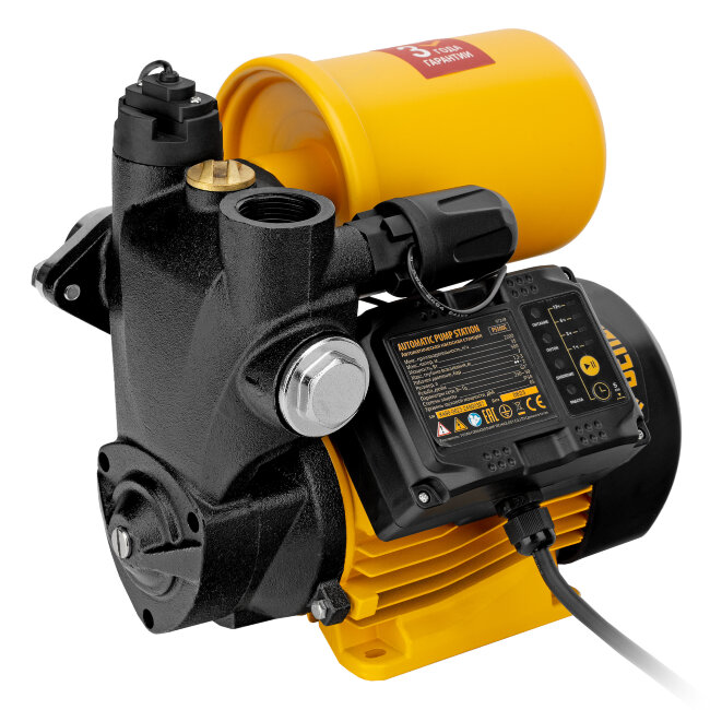 Насосная станция PS500C, 500 Вт, напор 35 м, 2200 л/ч, ресивер 2 л, блок управления Denzel в Нижнем Новгороде