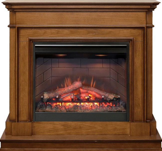 Каминокомплект Newport - Орех с очагом Symphony 26'' DF2608-INT в Нижнем Новгороде