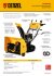 Бензиновая снегоуборочная машина SBM 610DT PRO, 212cc, гусеницы, эл.старт, блок. дифф. Denzel в Нижнем Новгороде