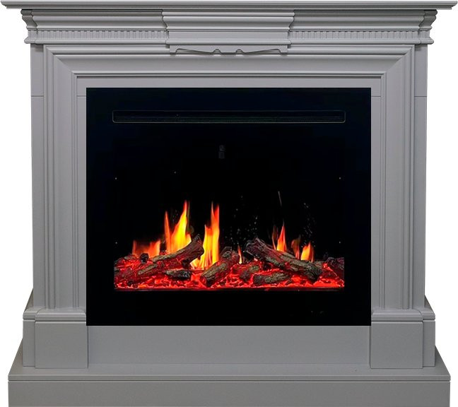 Каминокомплект Chelsea - Grey с очагом 5D V-ART 25 в Нижнем Новгороде