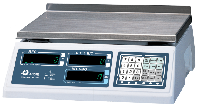 Весы Acom AC-100-30 RS232C в Нижнем Новгороде