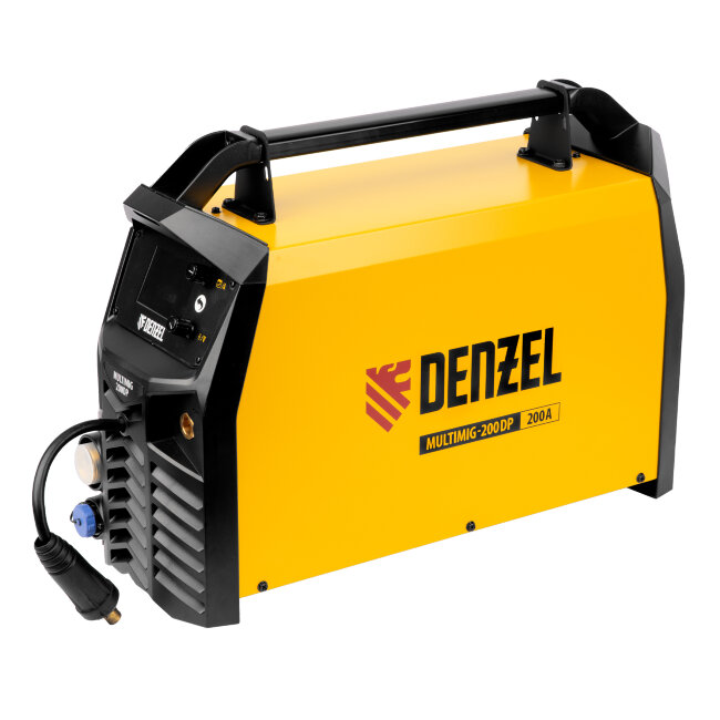 Аппарат инвертор. полуавтомат. сварки MultiMIG-200DP Synergy Double Pulse, 200 А, ПВ 80% Denzel в Нижнем Новгороде