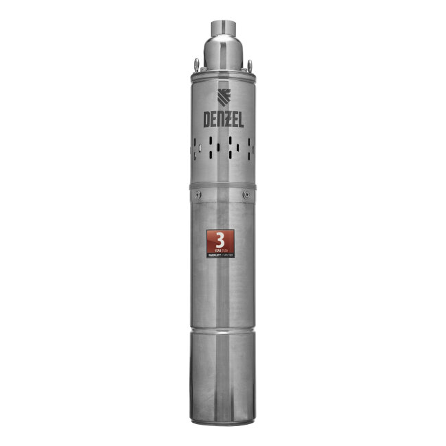 Скважинный насос DWS-4-100, винтовой, диаметр 4", 800 Вт, 1700 л/ч, напор 100 м Denzel в Нижнем Новгороде