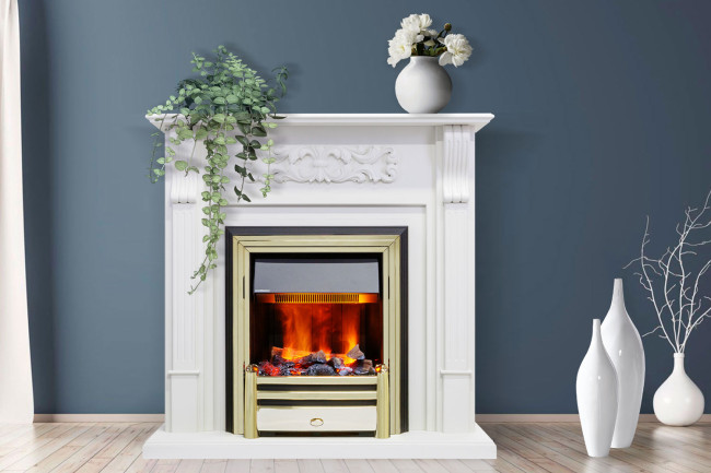Портал Royal Flame Venice - Махагон коричневый антик в Нижнем Новгороде