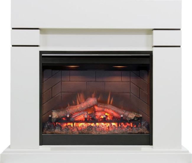 Каминокомплект Lindos - Алебастр (Высота 985мм) с очагом Symphony 26'' DF2608-INT в Нижнем Новгороде