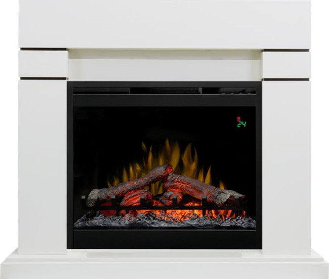 Каминокомплект Lindos - Алебастр (Высота 985мм) с очагом Symphony 26'' DF2624L-INT в Нижнем Новгороде