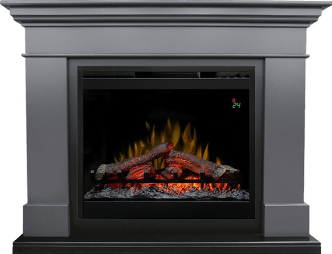 Каминокомплект California Graphite Gray - Серый графит с очагом Symphony 26'' DF2624L-INT в Нижнем Новгороде
