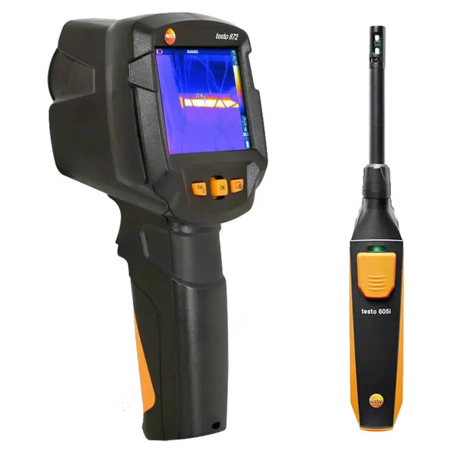 Тепловизор Testo 872 и смарт-зонд термогигрометра Testo 605i в Нижнем Новгороде