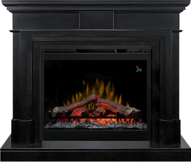 Каминокомплект Coventry - Черный с очагом Symphony 26'' DF2624L-INT в Нижнем Новгороде