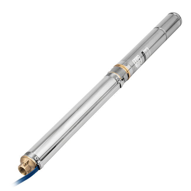 Скважинный насос DWC-3-60, центробежный, диаметр 3", 800 Вт, 3300 л/ч, напор 60 м Denzel в Нижнем Новгороде