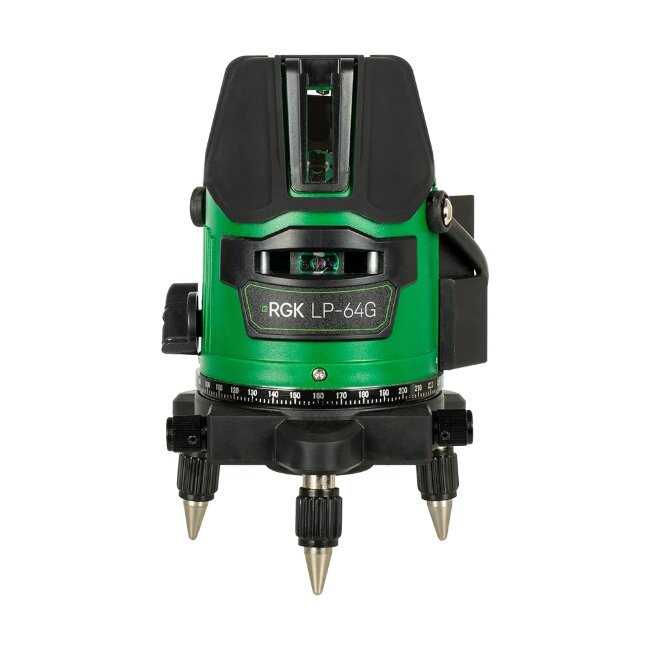 Комплект: лазерный уровень RGK LP-64G + штатив RGK LET-170 в Нижнем Новгороде