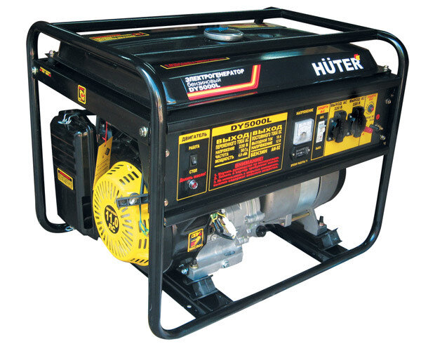 Портативный бензогенератор HUTER DY5000L в Нижнем Новгороде