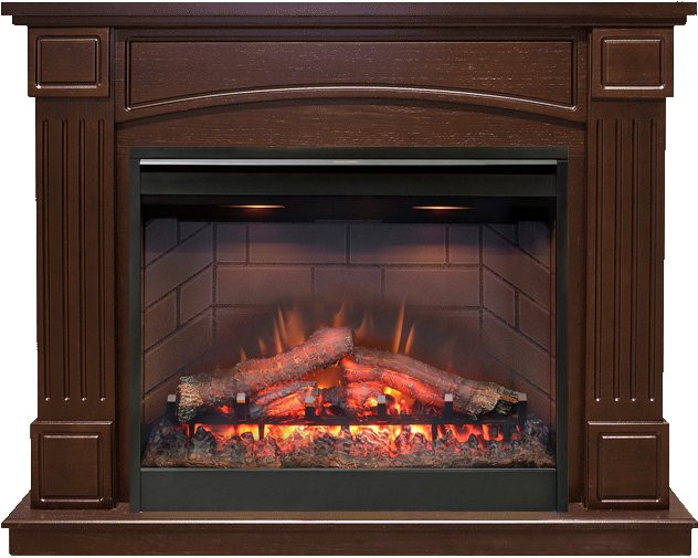 Каминокомплект Boston - Темный дуб с очагом Symphony 26'' DF2608-INT в Нижнем Новгороде