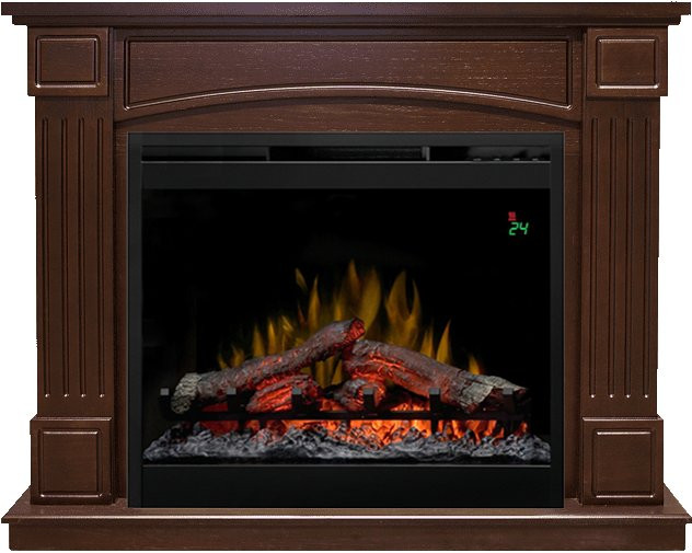 Каминокомплект Boston - Темный дуб с очагом Symphony 26'' DF2624L-INT в Нижнем Новгороде