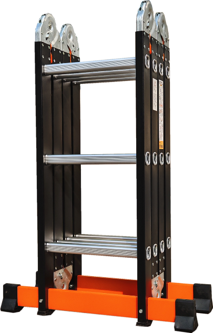 Лестница трансформер стальная, алюминиевые ступени 4x5 ТАЛМЕТ/TALMET TM-505С в Нижнем Новгороде