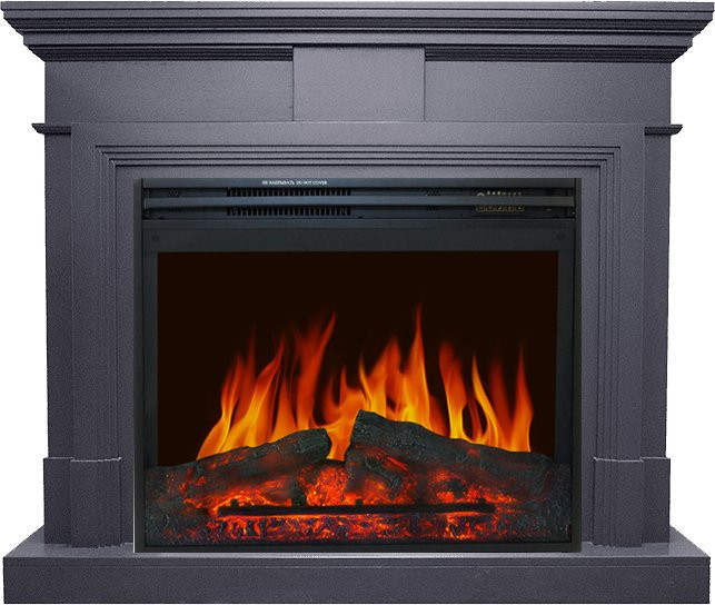 Каминокомплект Coventry Graphite Grey - Серый графит с очагом Jupiter FX New в Нижнем Новгороде