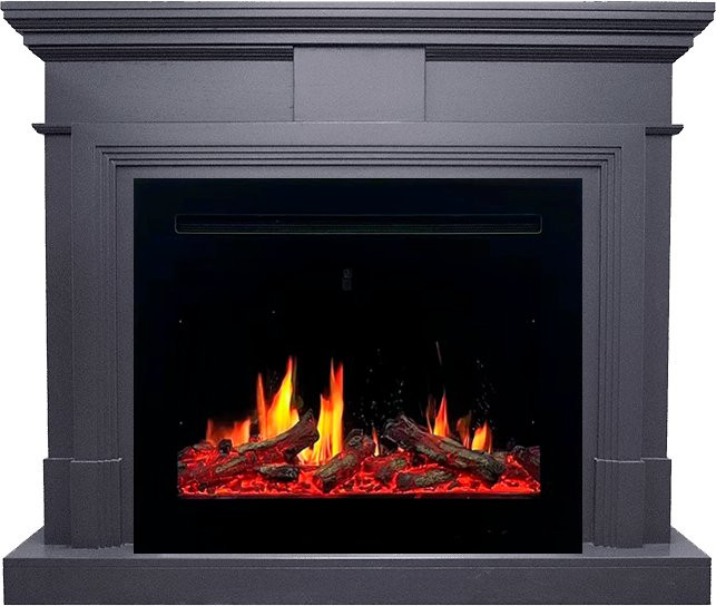Каминокомплект Coventry Graphite Grey - Серый графит с очагом 5D V-ART 25 в Нижнем Новгороде